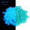 Glow-in-the-Dark Artificial Garden Stone 6 pcs 1