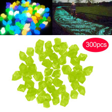 Glow-in-the-Dark Garden Pebbles Decoration 300 pcs