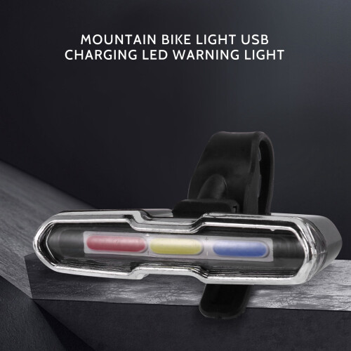 Éclairage vélo LED rechargeable USB avant et arrière (1 pièce) 1