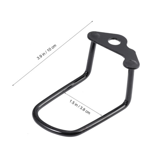 Protezione posteriore per bicicletta, nera, resistente, 5 pezzi 1