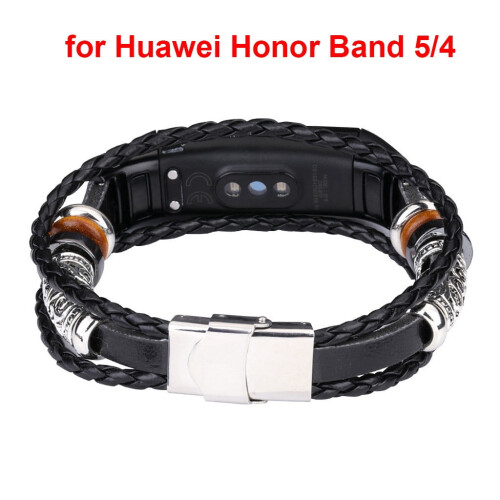 Viflosae leather beading bracelet strap for Honor 5