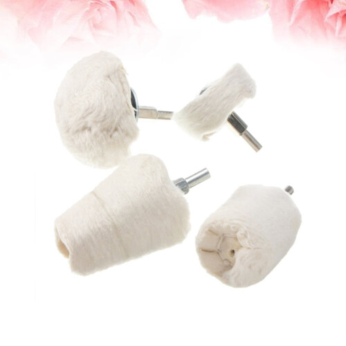 Cloth Cone Polishing Wheel with Handle 4 pcs 2