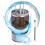 Fankiway elektrisk makeupbørsterenser, automatisk rotation, 4
