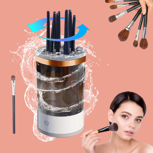 Fankiway elektrisk makeupbørsterenser, automatisk rotation, 1