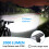 Bike Headlight 2000 Lumen Rechargeable 8 LED 3