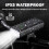 Bike Headlight 2000 Lumen Rechargeable 8 LED 4