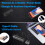Bike Headlight 2000 Lumen Rechargeable 8 LED 6