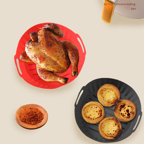 Silicone Baking Pan Round Food-Grade Reusable 1