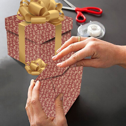 Papier cadeau de Noël kraft vintage, 20 feuilles 1