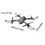 Drone met 1080p HD FPV-camera, hoogtebehoud en headless-modus. 3