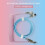Viflosae USB-C Cable 1.5m Double-Sleeved Detachable Metal 1