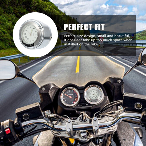 Fietsstuurklok Quartz Wit Aluminiumlegering 1