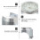Fietsstuurklok Quartz Wit Aluminiumlegering 3