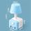 LED Bedside Lamp with Remote Control and USB Adapter Pink 6