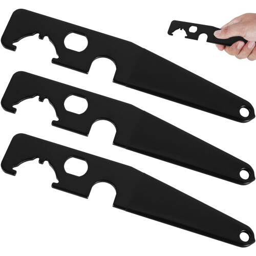 Conjunto de 3 chaves de porca Grusce com cabo de metal e borracha 2