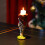 Bougeoir en forme de main squelette, décor gothique, 1 pièce 5