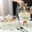 Boîte à cupcakes transparente en cristal, 6 cavités 4