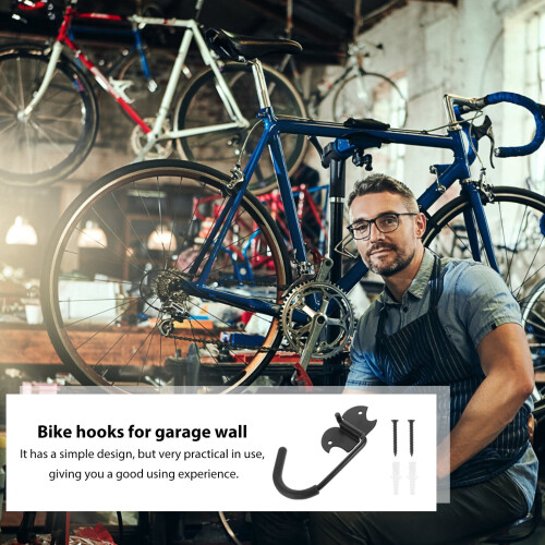 Loftkrog til cykelstativ i garagen, 2 stk. 1