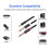 Jacenvly 3.5mm to 6.35mm mono stereo Y-cable 1 pack 4