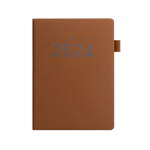 Giyblacko2024planner vegan δέρμα13 μηνών 1