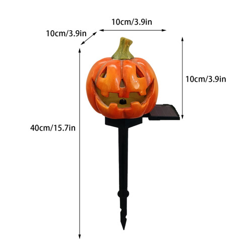 Solar LED Pumpkin Light Waterproof Outdoor Decor 1 Pack 1