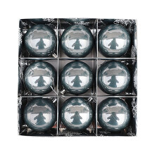 Boule de Noël Winysin 60 mm à suspendre pour décorer la maison et les fêtes.