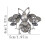 Broche abeille haut de gamme (1 pièce) 2