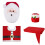 Weihnachtsmann-Türdekorationsset, 4-teilig 2