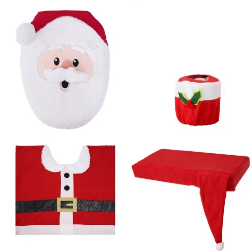 Weihnachtsmann-Türdekorationsset, 4-teilig 1