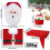 Weihnachtsmann-Türdekorationsset, 4-teilig 3