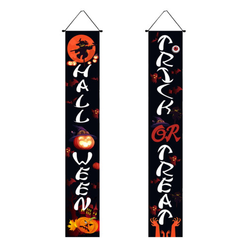 Decorațiune exterioară cu banner de Halloween, 1 bucată 2