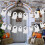Bannière décorative de porte à fleurs d'Halloween (1 pièce) 5