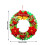 Weihnachtswandaufkleber, 3D-Papiergirlande, 1 Set 8