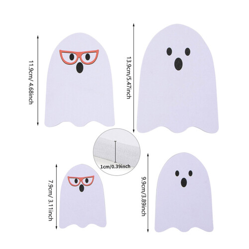 Halloween-kummituslasit PVC-koriste, 1 kpl 2