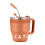 Vaso térmico de acero inoxidable con estampado de estrellas, doble capa, 500 ml. 2