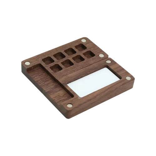 Akvarel notesbog med træpigmentbakke, 1 pakke 1