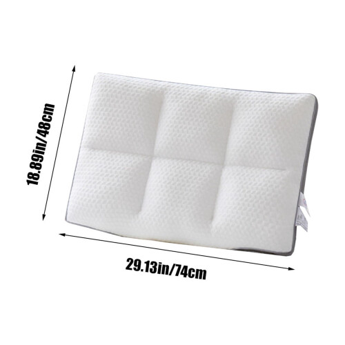 Oreiller de massage zoné en coton de qualité hôtelière (1 pièce) 2