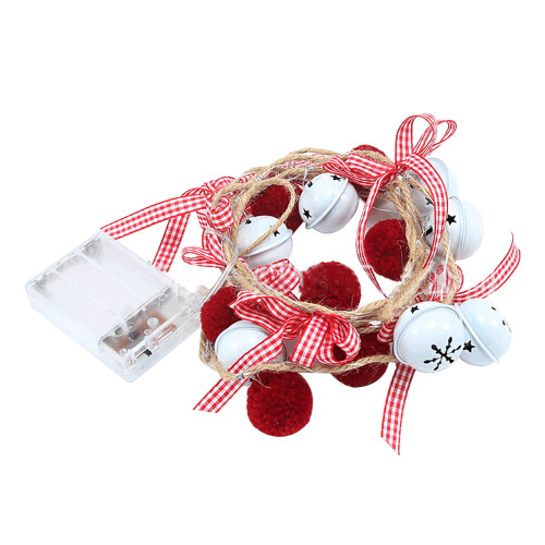 Guirlande lumineuse LED de Noël avec clochette décorative 1