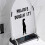 Black groundhog toilet wall sticker 6