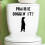 Black groundhog toilet wall sticker 2