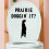 Black groundhog toilet wall sticker 5