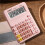 Jacenvly Calculator 10-Digit Portable Silent Battery-Powered 6