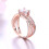 Women's 925 Sterling Silver Round White Sapphire Ring 7