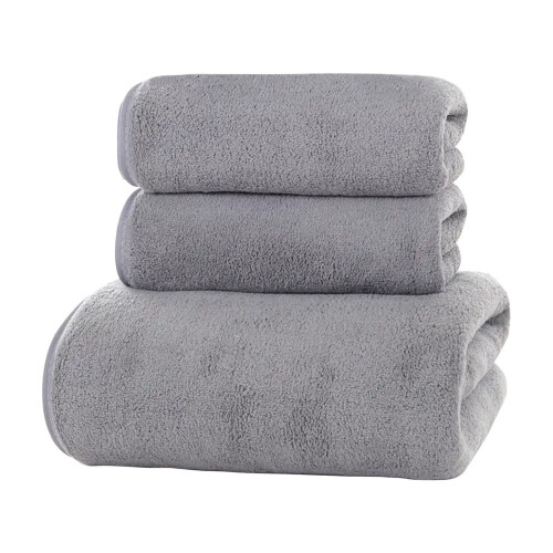 Ensemble de 3 serviettes en coton Fankiway Soft Linen 1