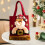 Bolsa de Natal para Boneca com Papai Noel, Boneco de Neve, Rena e Urso (1 peça) 6