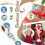 Weihnachtsaufkleber-Set, 500 Stück, Geschenkidee, Dekoration 2