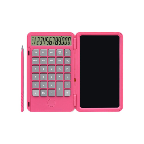 Calculator solar cu blocnotes și tabletă de scris cu 12 cifre 1