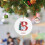 Kerst sneeuwpop hanger acryl26-letter 4