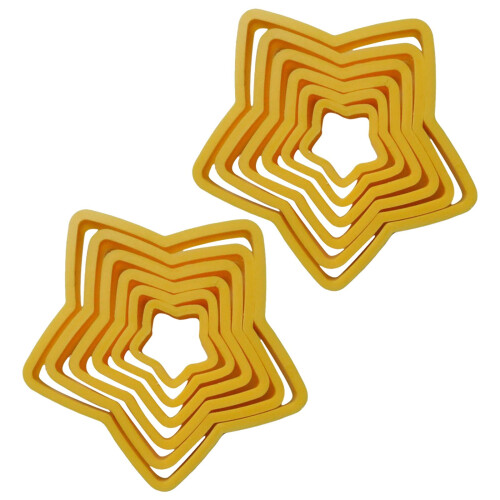 Mini-Ausstechformen-Set Weihnachtsbaum Stern 2 Stück 1