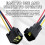 Grusce4-pin IP67 αδιάβροχοι σύνδεσμοι16AWG6 ζεύγη 8